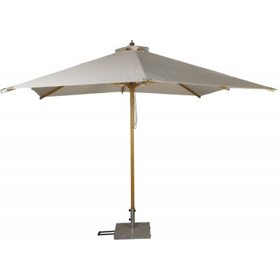 Naxos parasoll 300 x 300 cm - Natur/Hvit