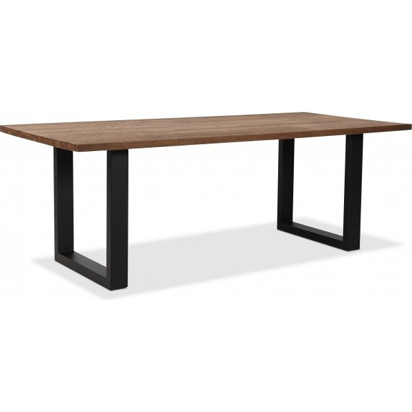 Forest spisebord med U-ben - Brunoljet eik - 220 cm
