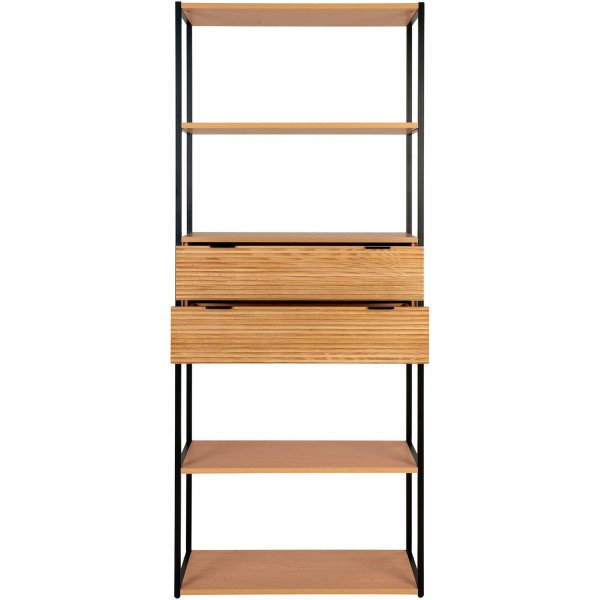 Minato bokhylle - Ask/svart Minato bokhylle - Ask/svart