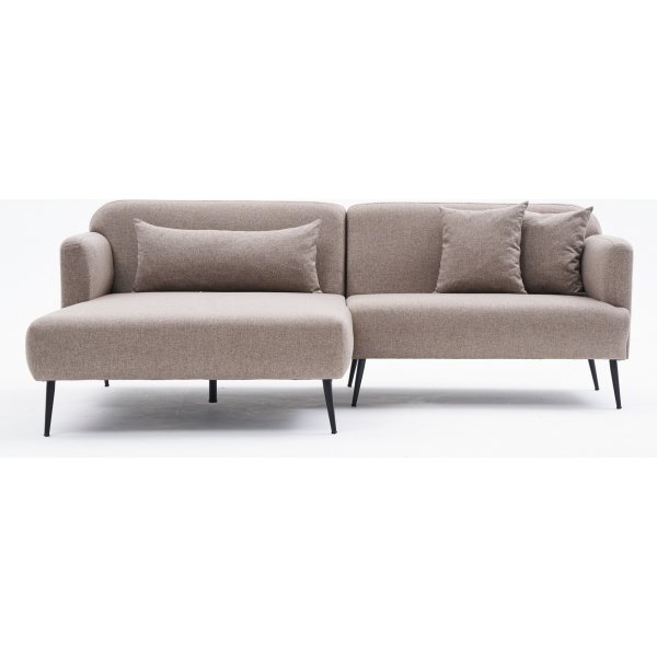 Revos divan sofa venstre - Brun