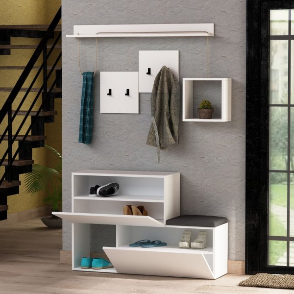 Holdo gangmøbel - Hvit Holdo gangmøbel - Hvit