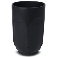 Vase Face H23 cm - Svart Vase Face H23 cm - Svart