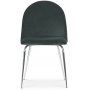 Plaza velvet stol - Grnn / Krom
