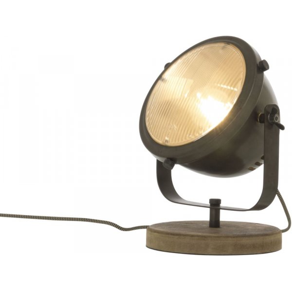 Bord-/vegglampe Alaska - Jerngr/tre