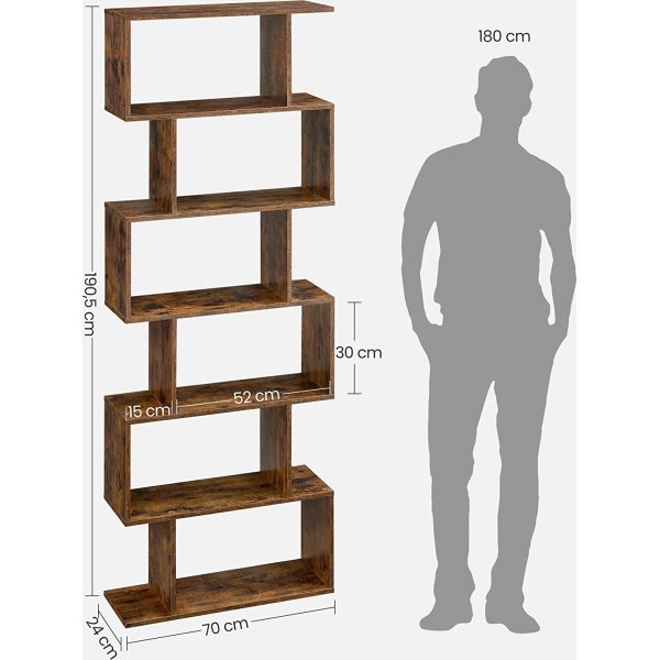 Hektor bokhylle - Brun Hektor bokhylle - Brun