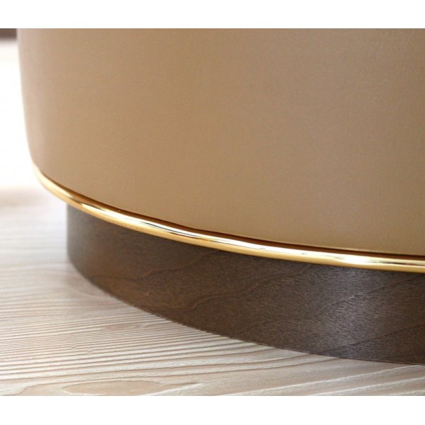 Milotte puff - Lys brun