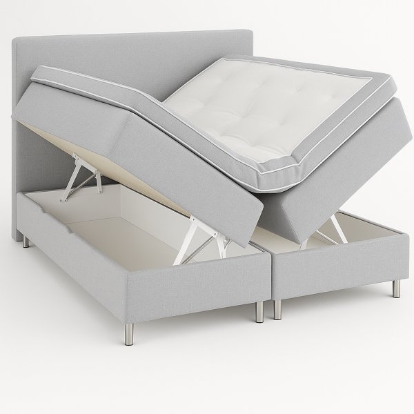 Dobbeltseng Accent 180 cm - Lys gr