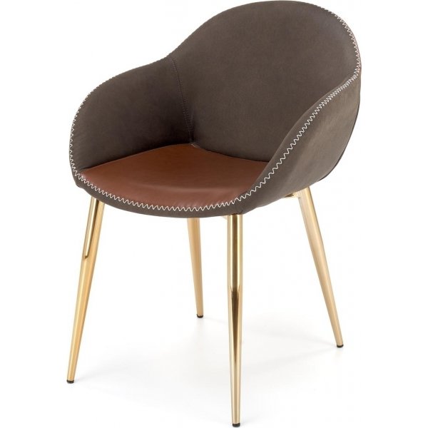 Ryan spisestol - Brun/grå Ryan spisestol - Brun/grå