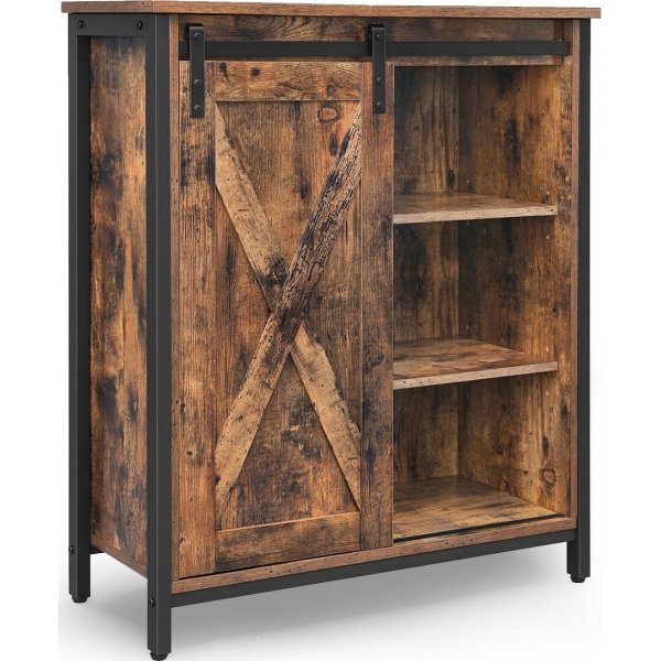 Zeke skap - Brun/svart Zeke skap - Brun/svart