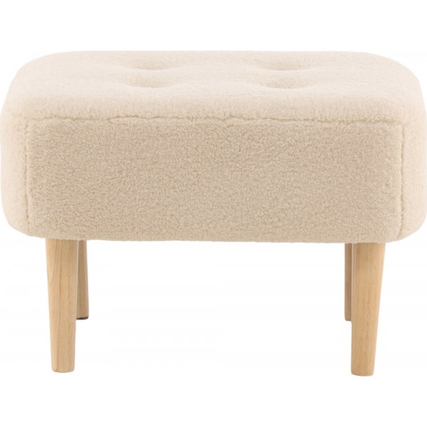 Salina puff - Hvit fleece