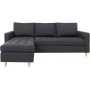 Firenze Divansofa - Mrkegr/bk