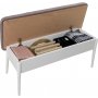 Vina 0701 spisegruppe med sofa - Hvit/lys gr