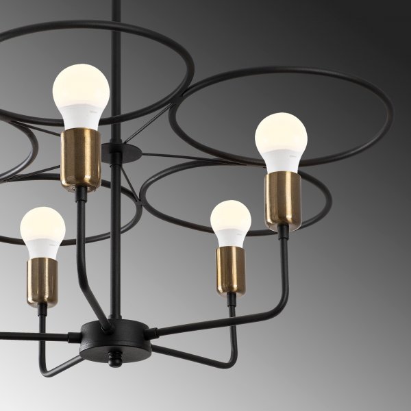 Halo taklampe 1356 - Sort