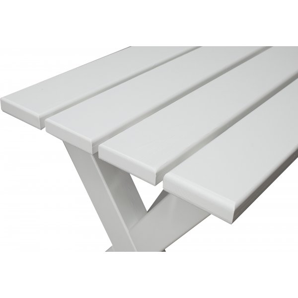 Scottsdale benk 140 cm - Hvit