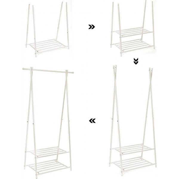 Jeeves Klesstativ - Hvit Jeeves Klesstativ - Hvit
