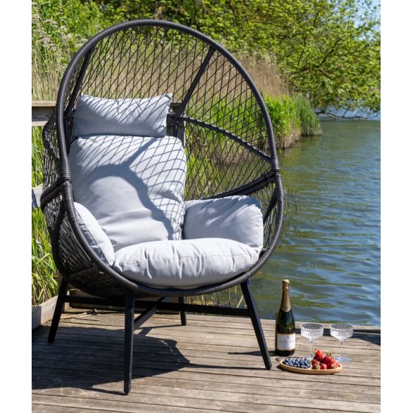 Rosario lenestol - Svart Rosario lenestol - Svart