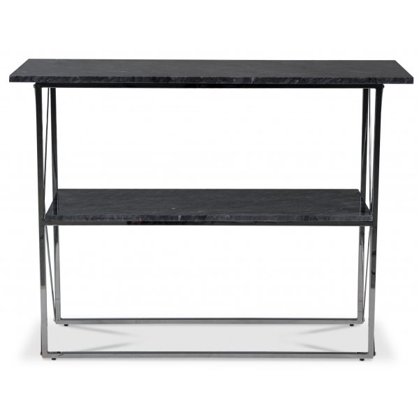 Paladium konsollbord - Krom / Ekte grå marmor Paladium konsollbord - Krom / Ekte grå marmor
