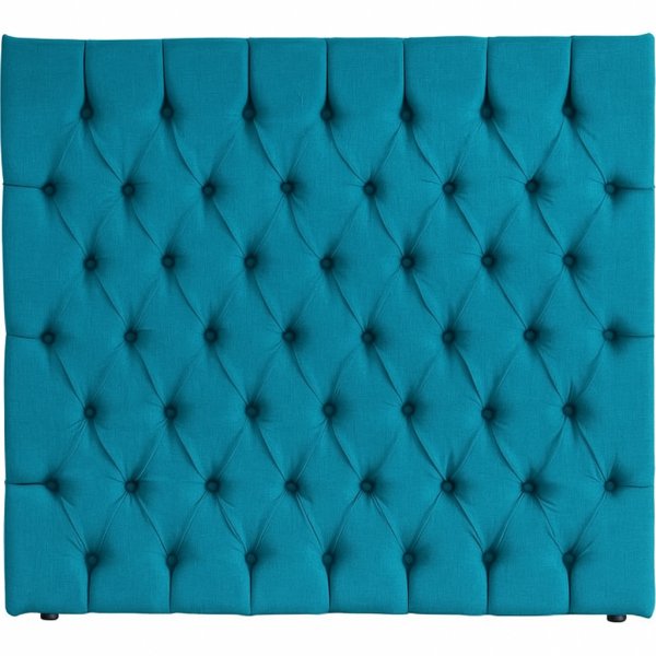Nord Sengegavl med knappar 160 x 140 cm - Turkis
