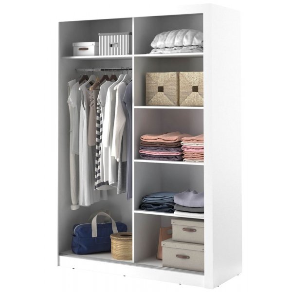 Mervyn garderobe 150 - Hvit