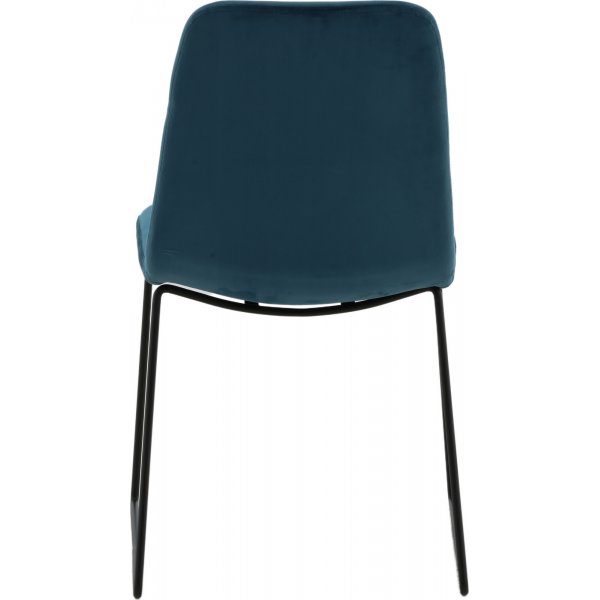 Minnie spisestol - Blå fløyel Minnie spisestol - Blå fløyel