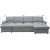 Trn Gr Sovesofa / U-formet sofa + Mbelpleiesett for tekstiler