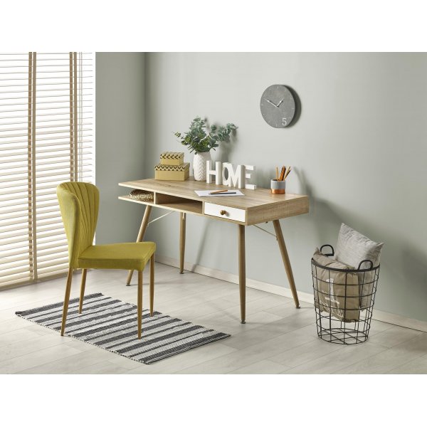 Miriam skrivebord 120x60 cm - Sonoma eik/hvit Miriam skrivebord 120x60 cm - Sonoma eik/hvit