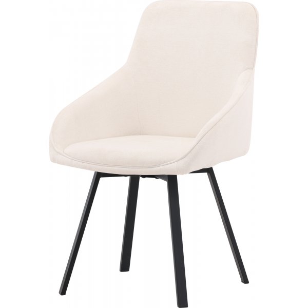Rosie spisestuestol - Beige/svart Rosie spisestuestol - Beige/svart