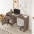 Aristo skrivebord 120x44,5 cm - Brun/antrasitt
