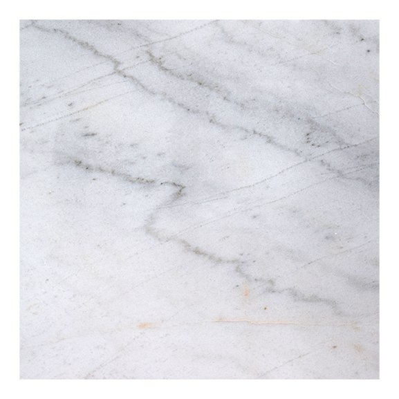 Accent sofabord rund 85 - Hvit marmor / sort understell Accent sofabord rund 85 - Hvit marmor / sort understell