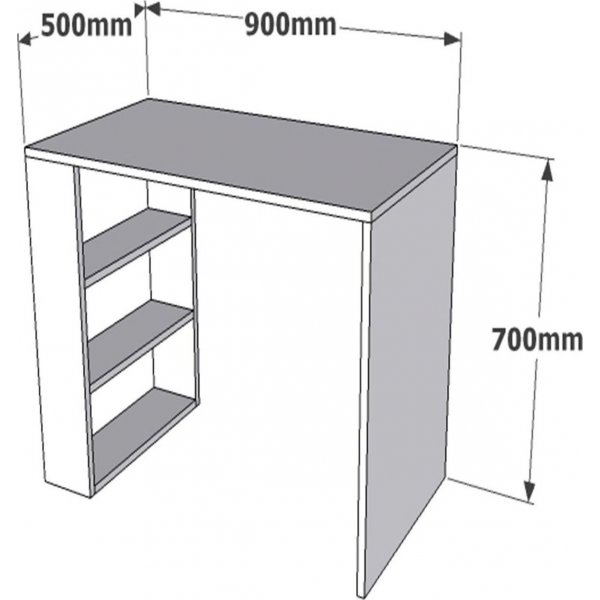 Cool skrivebord - Hvit Cool skrivebord - Hvit