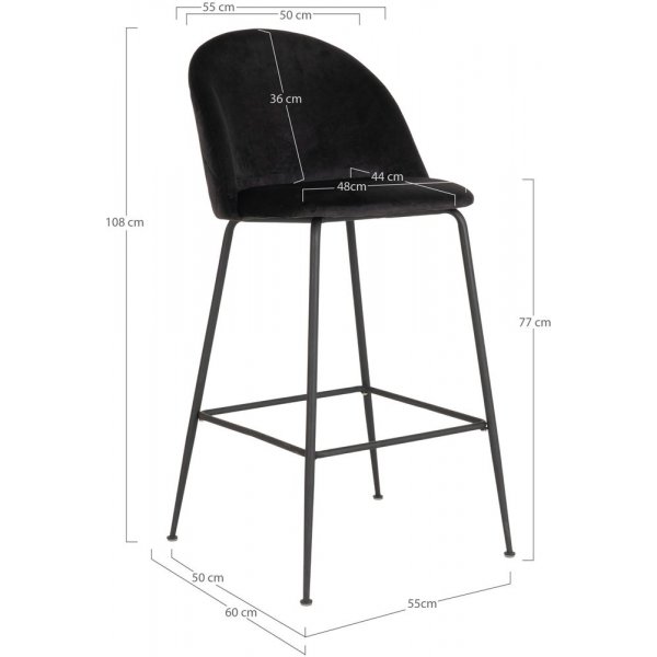 Lausanne Barkrakk - Svart Lausanne Barkrakk - Svart