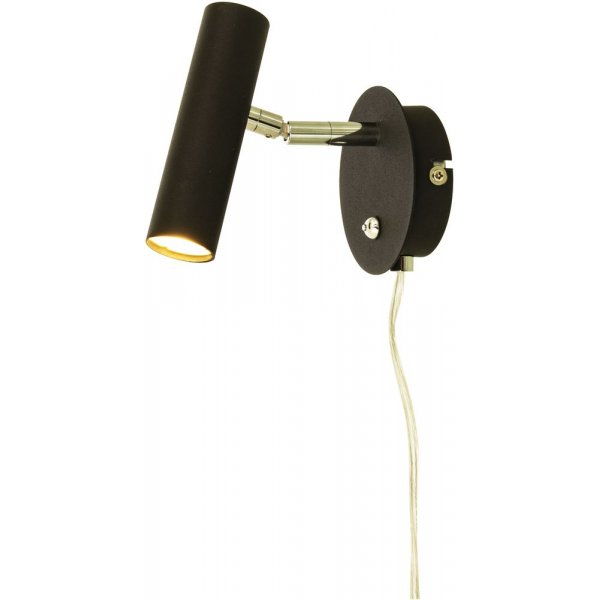 Vegglampe Artic - Svart/stl