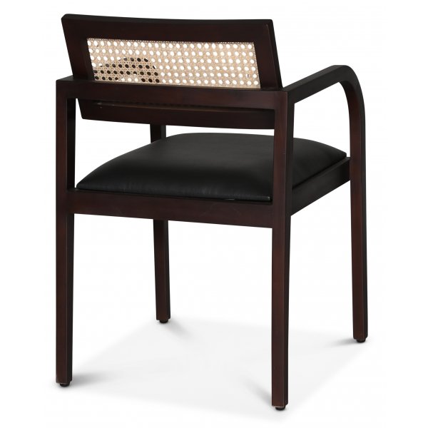 Siknäs armstol - Brun/svart PU Siknäs armstol - Brun/svart PU