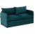 Saga 2-seters sovesofa XL - Petroleumsgrnn