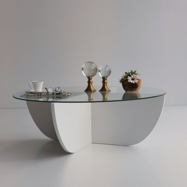 Lily salongbord - Hvit