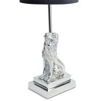 Løve lampefot H32 cm - Sølv Løve lampefot H32 cm - Sølv