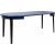 Lucan 2 spisebord 95-195 x 95 cm - Bl/svart