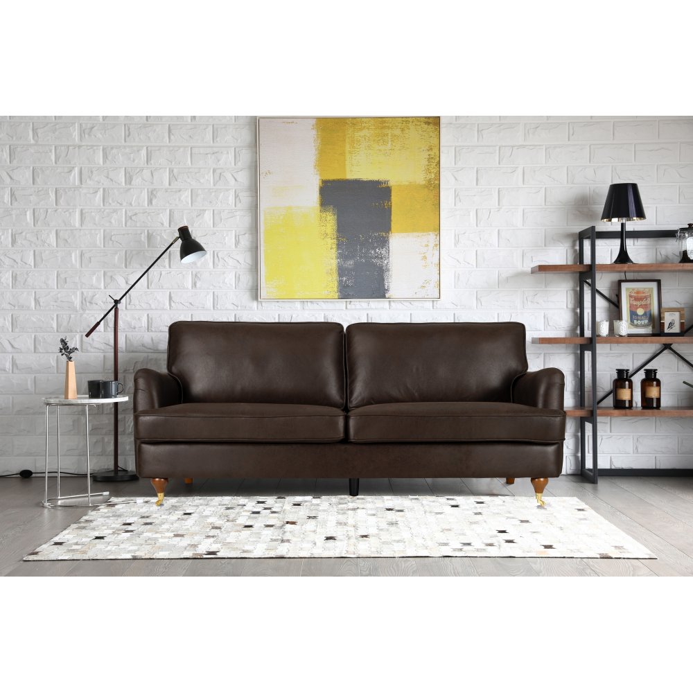 Howard Watford Deluxe 3-seter rett sofa - Old Vintage - Howard-sofaer, Sofaer