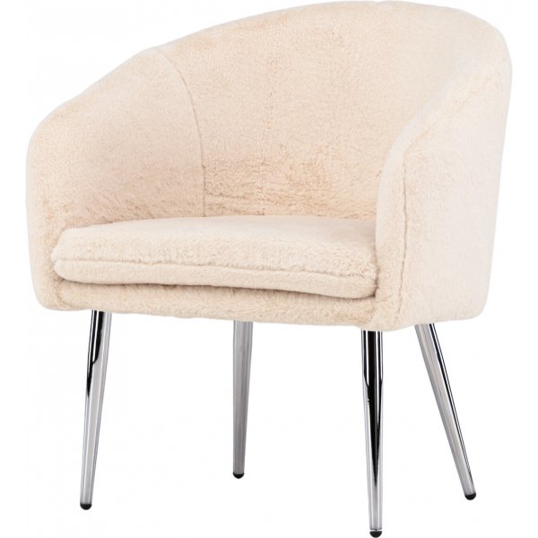 Wanda lenestol - Beige teddy Wanda lenestol - Beige teddy