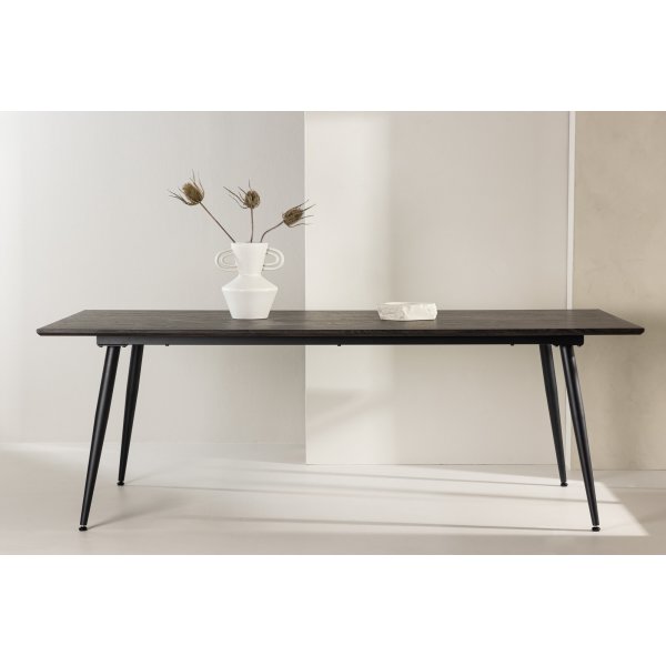 Keholmen spisebord 220 x 100 cm - Sort/Brun Keholmen spisebord 220 x 100 cm - Sort/Brun