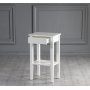 Sand nattbord med skuff H70 cm - Hvit + Flekkfjerner for mbler
