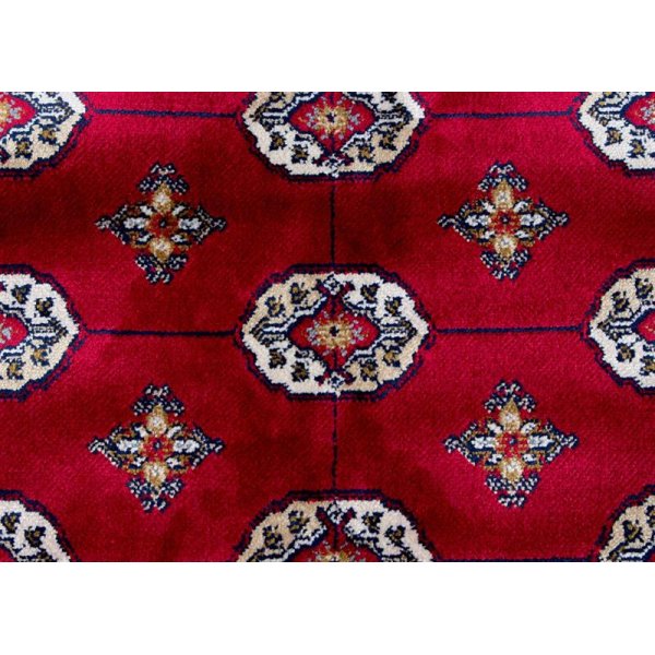 Kunstsilketeppe Puri - R�d