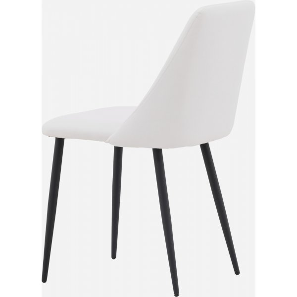 Natt spisestuestol - Hvit PU Natt spisestuestol - Hvit PU