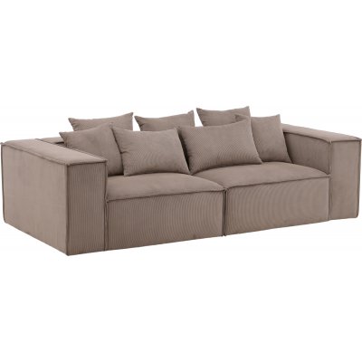Gillholmen 3-seters sofa - Brun kordflyel
