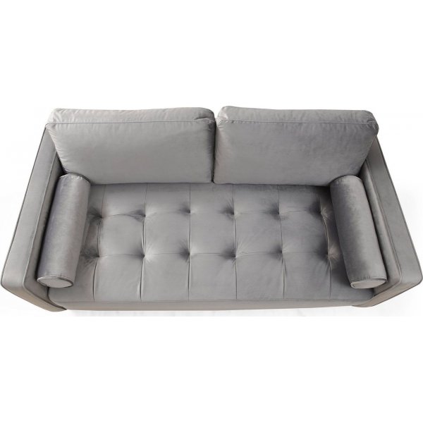 Rome 2-seters sofa - Lysegrå Rome 2-seters sofa - Lysegrå