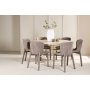 Kbenhavn spisebord med 6 Astoria stoler - Beige/hvitvask + 4.00 x Mbelftter