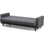 Polya 3-seters sovesofa - Mrkegr
