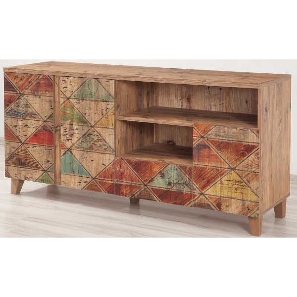 Marine media benk - Furu/mnster