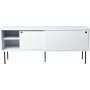 Volume mediebenk 132 cm - Hvit