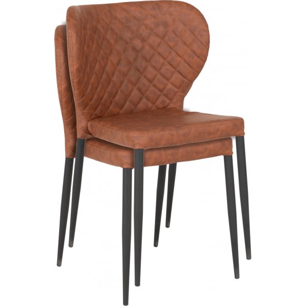 Pisa spisestuestol - Brun